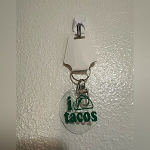 I 🌮 tacos Keychain